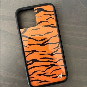 Orange Tiger Stripe Phone Case